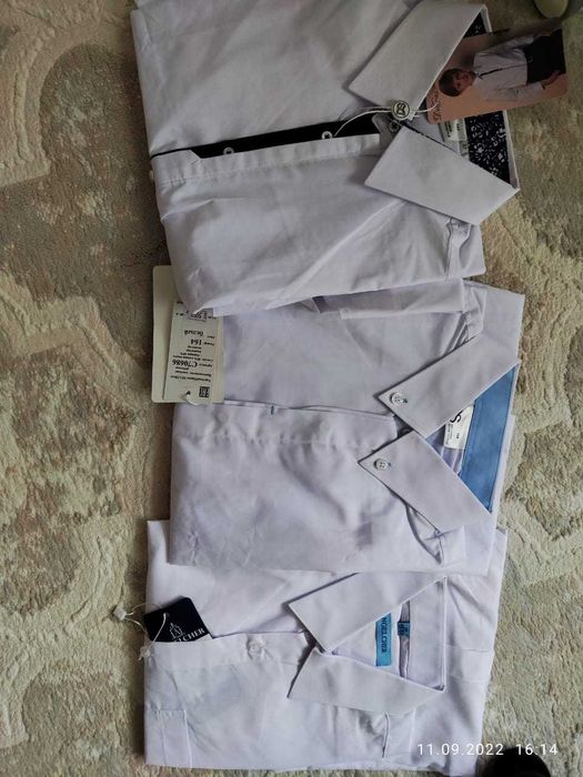 рубашка белая для школы, размер 164