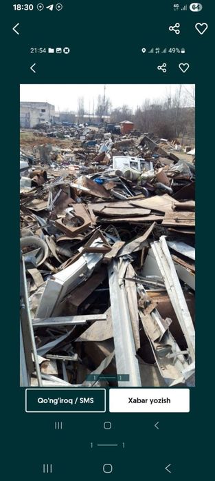 Makalatura baklashka salafan paxta oqqogoz gazeta kitob jurnal metalom