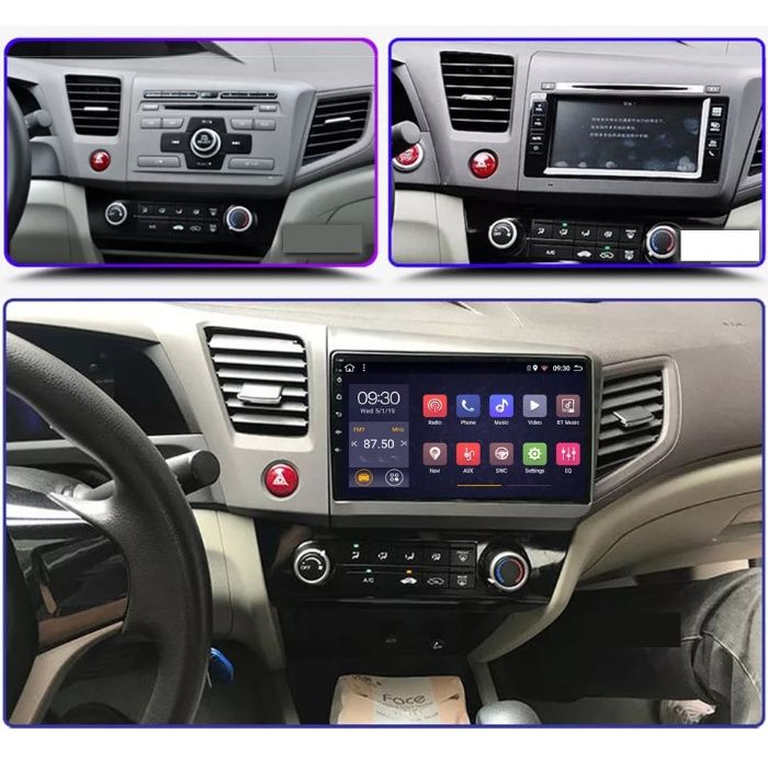 Navigatie Honda Civic ( 2011 - 2020 ) , 4 GB RAM , Garantie , Android