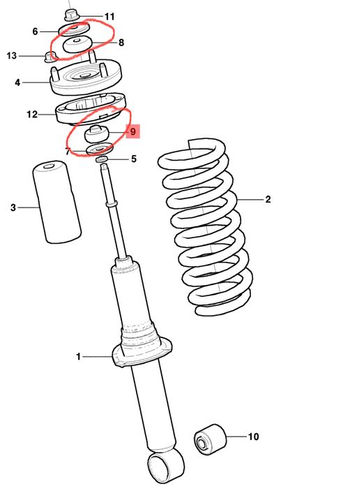 Полиуретановые верхние подушки амортизаторов Chevrolet Trailblazer