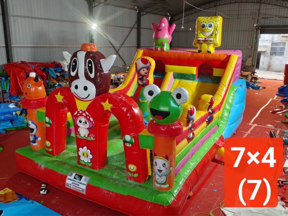 Игрушка надувной батут продам новый