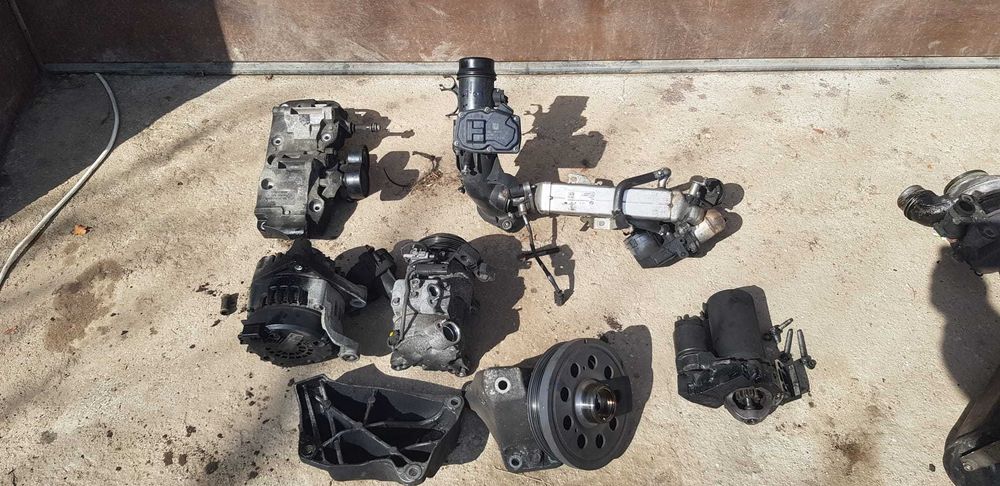 Motor N47D20C Fulie Compresor Racitor Alternator BMW F25 F20 F30 F10