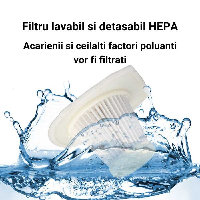 Aspirator Auto, 4 in 1, Compresor Anvelope,Manometru,Lanterna,110W,12V