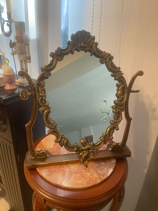 Oglinda vintage bronz