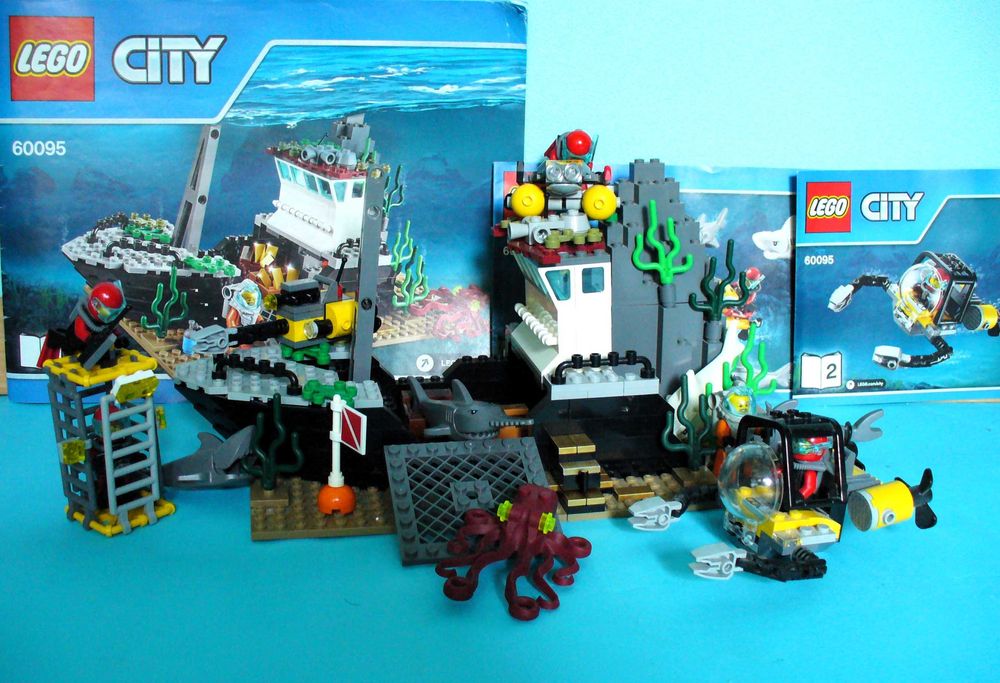 LEGO® City 60095 Дълбоководен изследователски кораб+60092+600991
