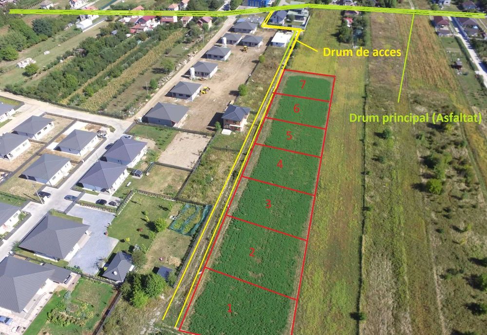 Teren de vânzare teren în Bujoreni - Olteni (lângă Nord Residence)