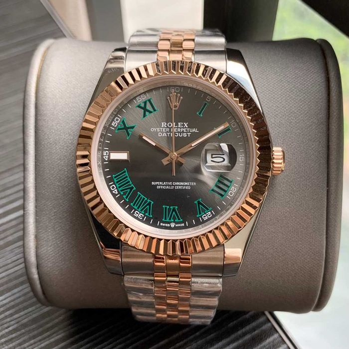 Автоматичен мъжки часовник Rolex Datejust Two Tone Wimbledon