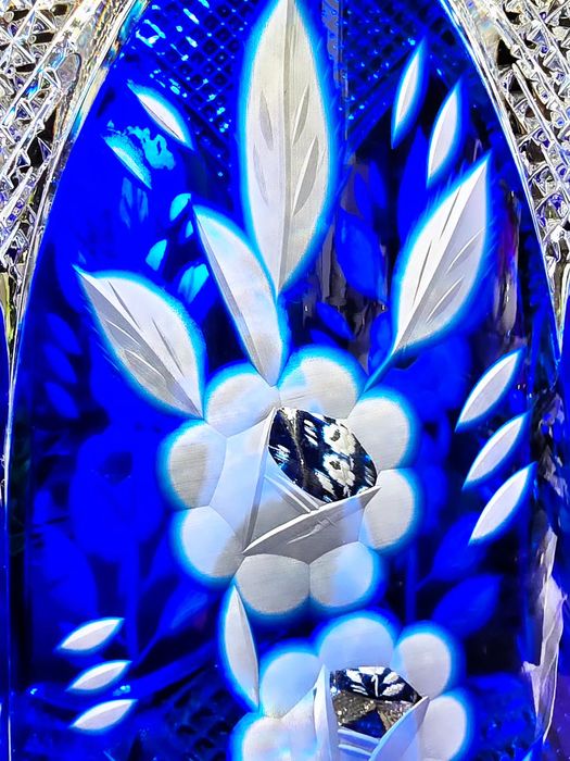 Голяма ваза от оловен кристал