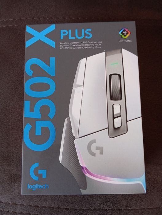 Геймърска мишка Logitech G502X Plus-Нова!