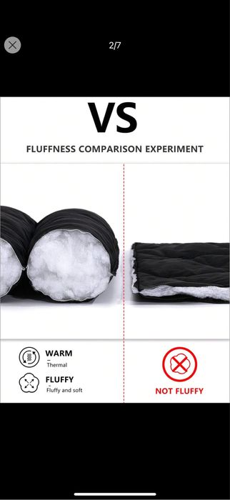 Пухкаво черно зимно дамско яке / пухенка Dazy Shein