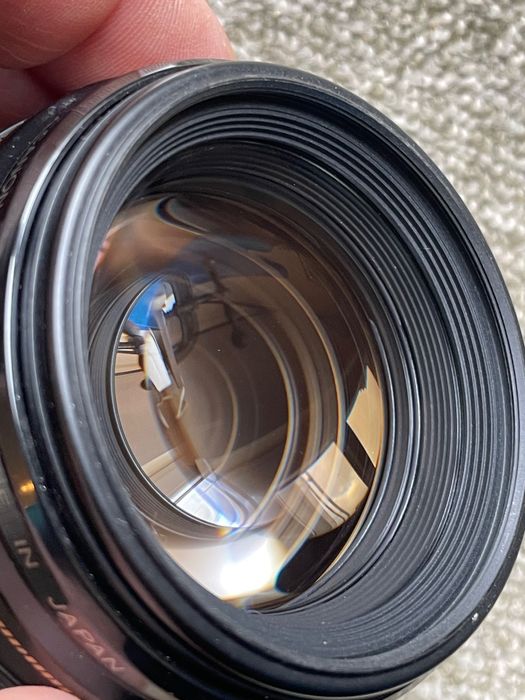 Обектив Canon EF 85mm f 1.8, Канон и UV филтър Kenko