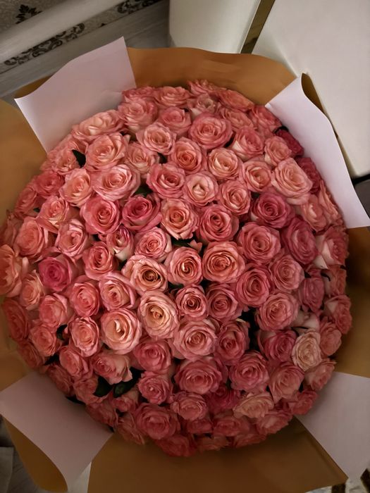 Букет 101 роз (свежий)