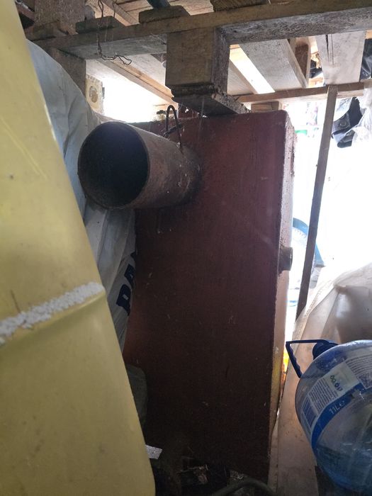 Котел с водна риза за отопление с твърдо гориво