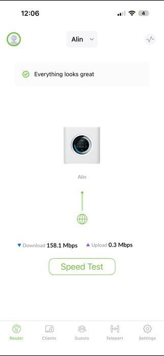 Router ubiquity amplify