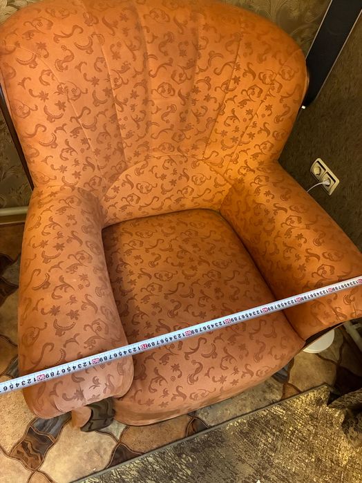 Диван раскладной, с креслом.