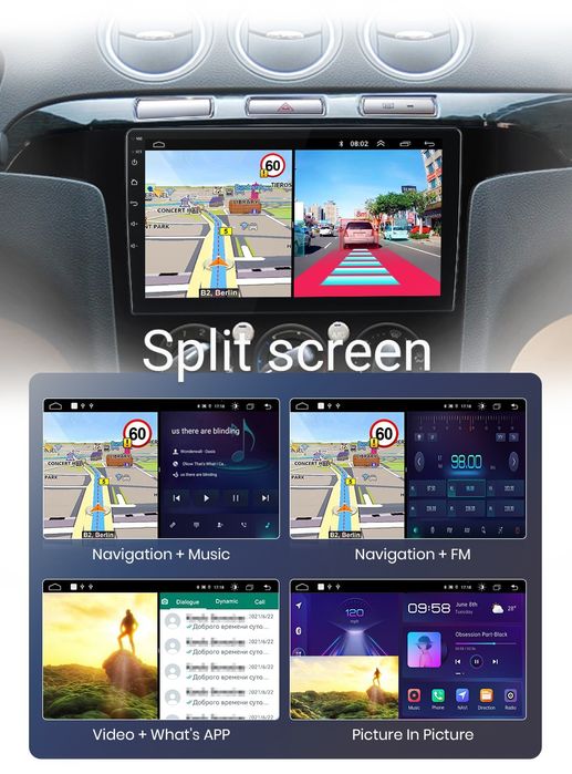 Navigatie Android dedicata FORD S-MAX (2007-2015).