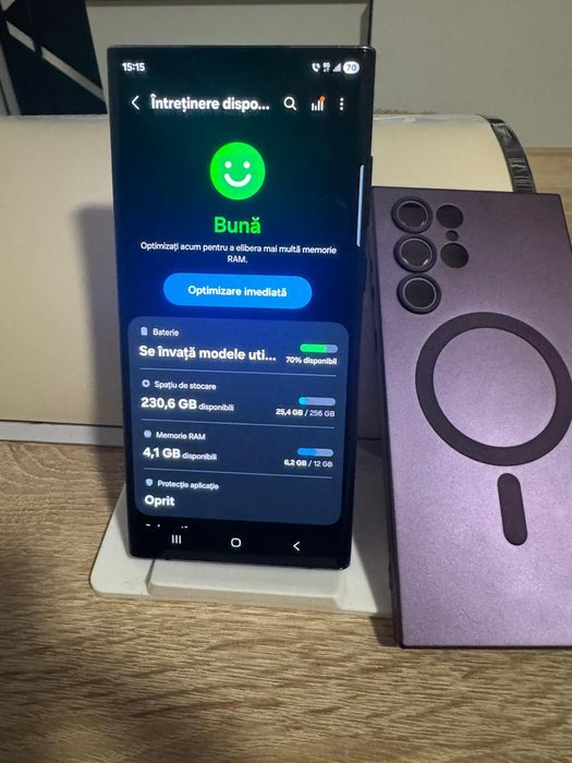 Vand-Schimb Samsung S22Ultra 5G Burgundy