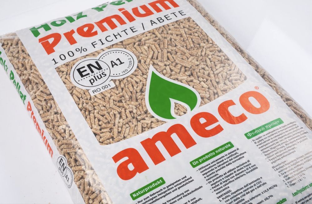 Peleti  rasinoase AMECO  A1 ENplus