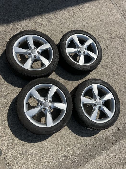 Джанти 17 “ за AUDI със зимни гуми Continental  DOT20. 7 мм грайфер
