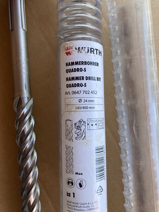 Burghiu Wurth Sds Max 24x540mm