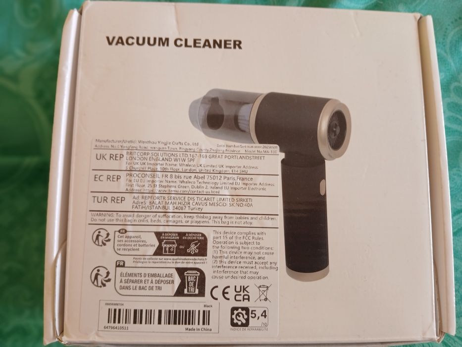 Ръчна прахосмукачка