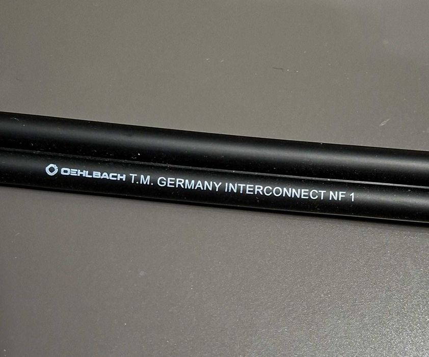 Cablu interconect audio RCA Oehlbach NF 1 Master / 1 metru - nou