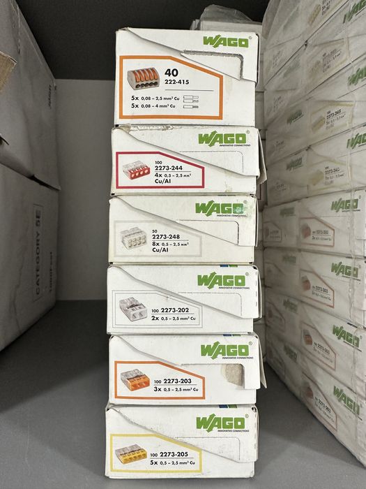 Коемники Wago соединитель