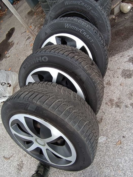 Зимни гуми 205/55/16 KUMHO M+S , DOT :2920, с джанти от Мерцедес
