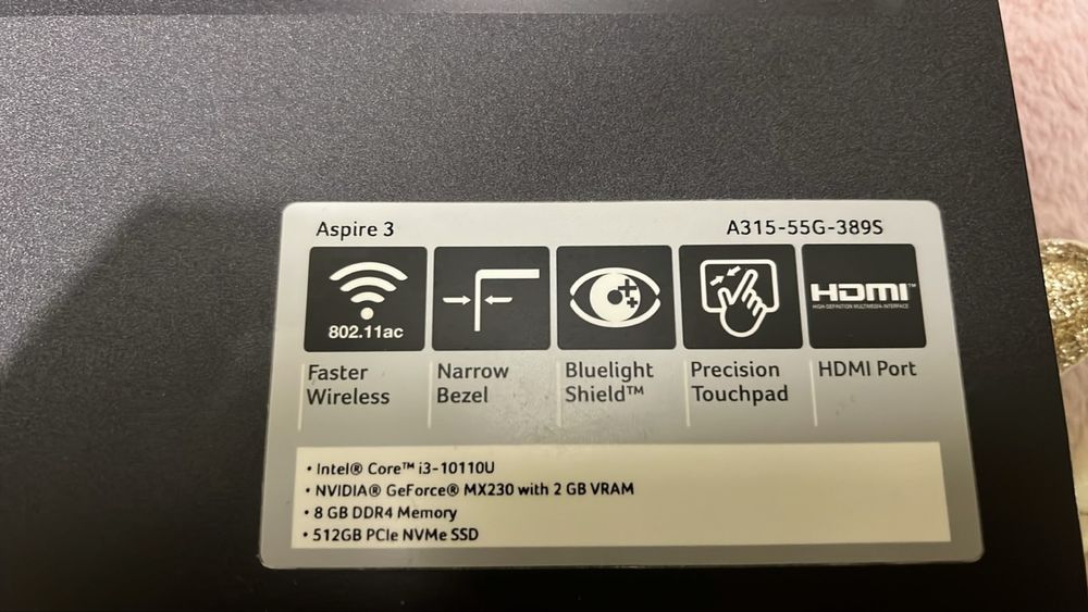 Лап топ Acer aspire 3