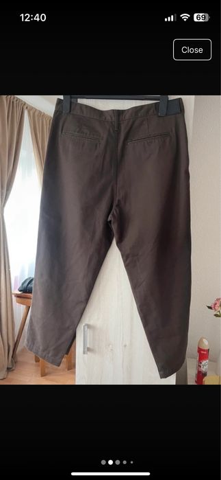 Pantaloni Pull&Bear, Croiala Lejera, Maro