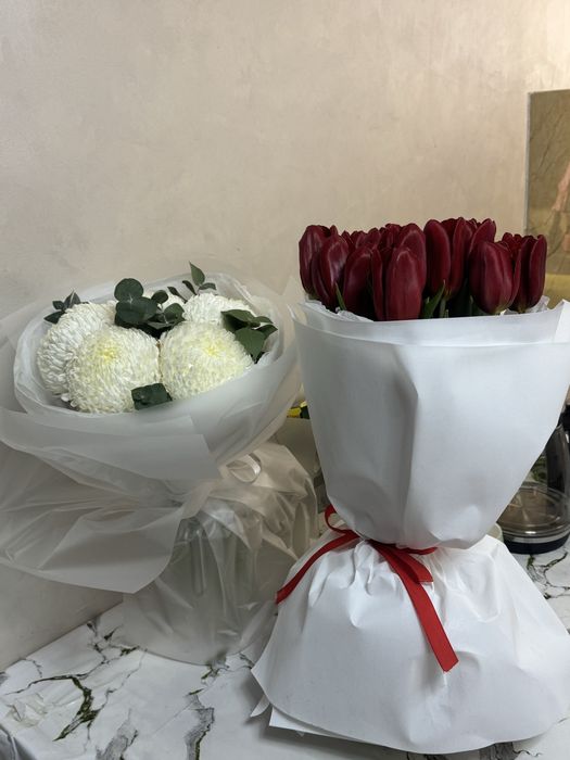 Букет цветы тюльпаны