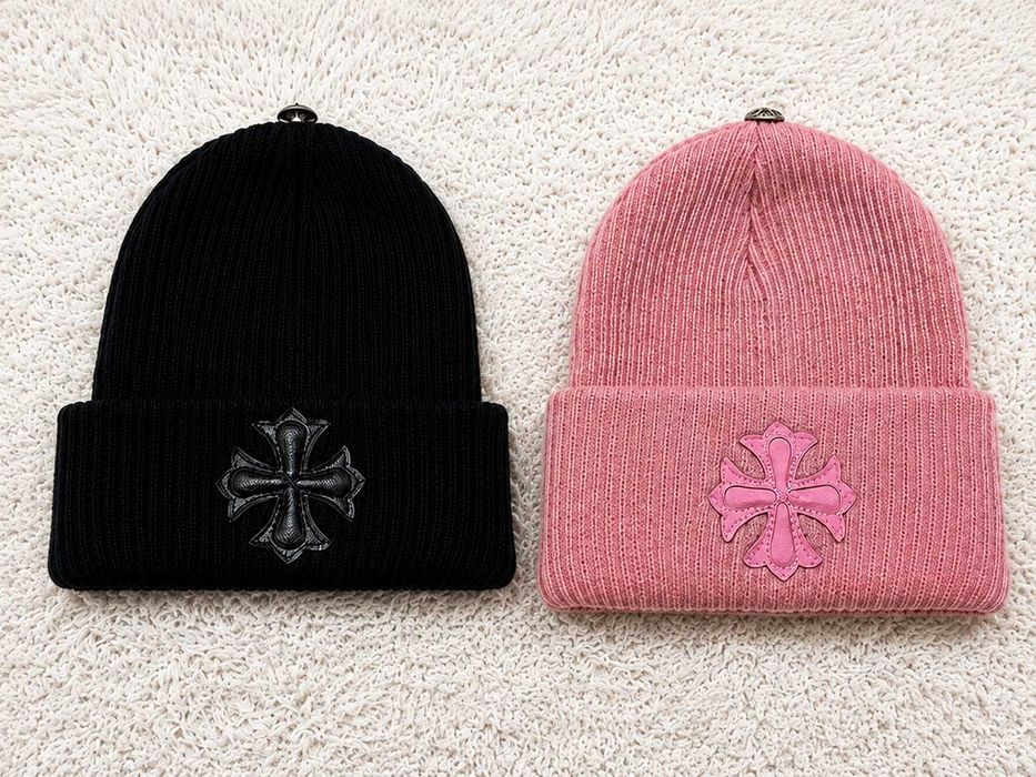 Căciuli Chrome Hearts – Negru și Roz