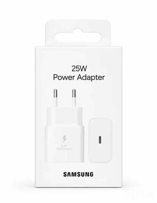 Новая Samsung Adapter 25w Orginal PD 3.0 USB-C Зарядка Бесплатная Дост