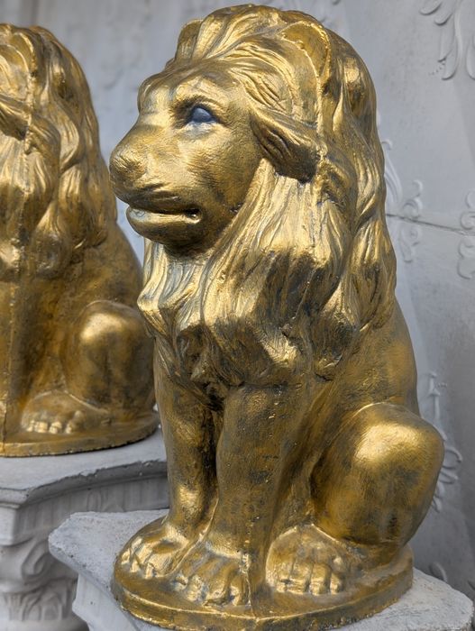 Decoratii gradina din beton, figurine din ciment, lei  gard Calarasi