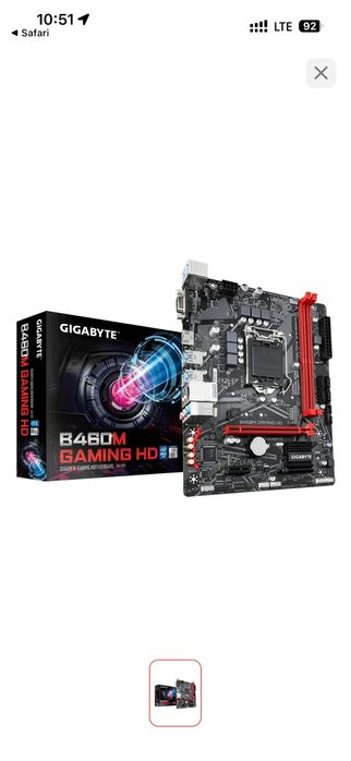 Intel core i5-10500 + gigabyte b460m gaming hd