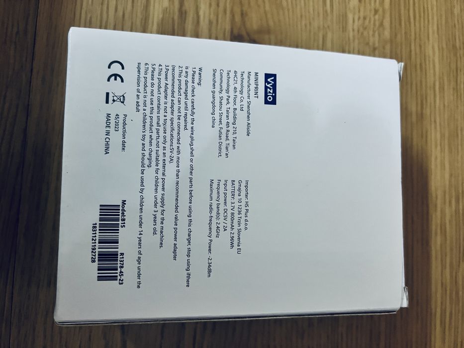 преносим фотопринтер