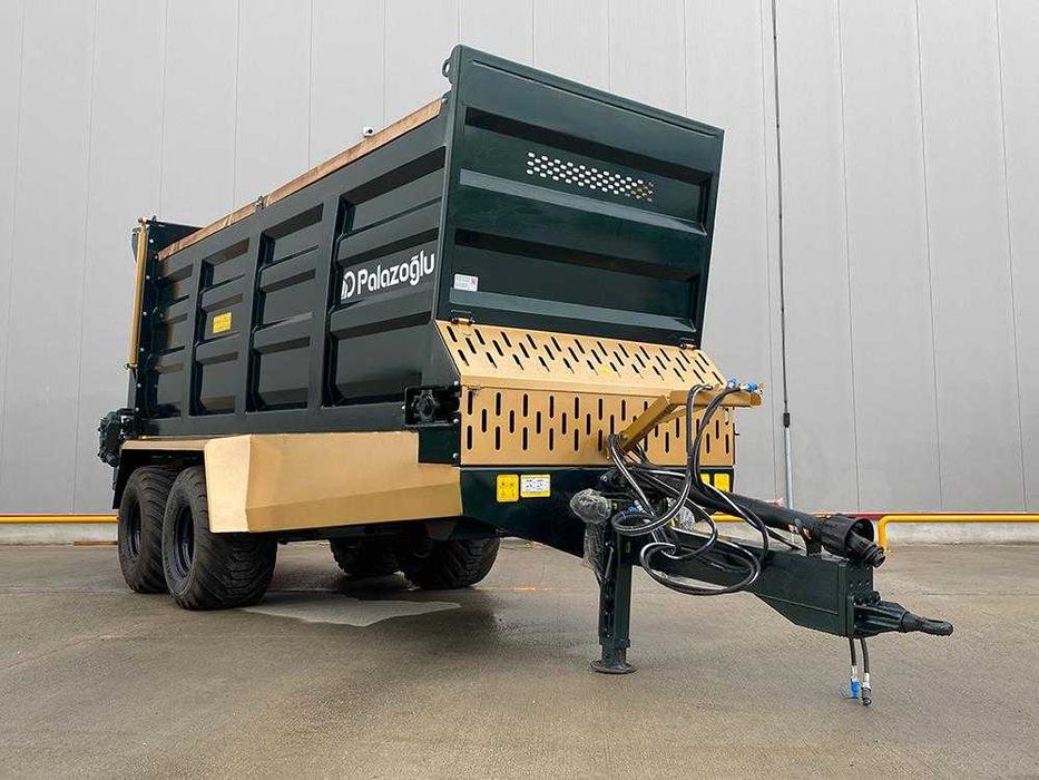 Mig gunoi 10 tone, remorca imprastiat gunoiul, remorca gunoi