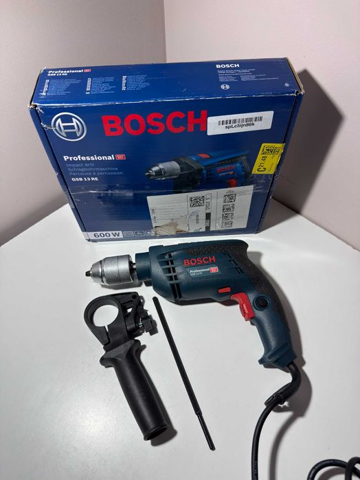 Bosch GSB 13 RE - Masina de gaurit cu percutie, 600 W, mandrina rapida