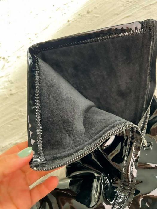 Дамски ботуши от лак