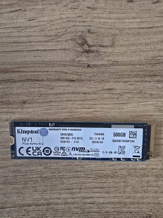 Ssd Kingston Nvme 500GB