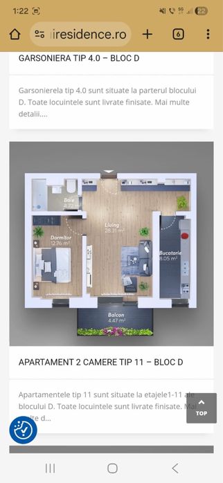 Apartament 2 camere Uverturii Sector 6