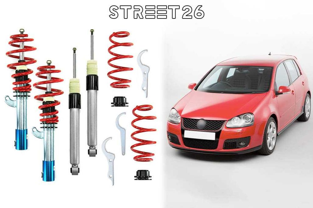 Suspensie Sport Reglabila VW Golf 5 6 Audi A3 8P Seat Leon VW Scirocco