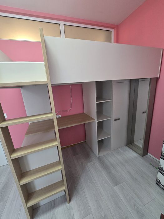 Детско двуетажно легло 90/200