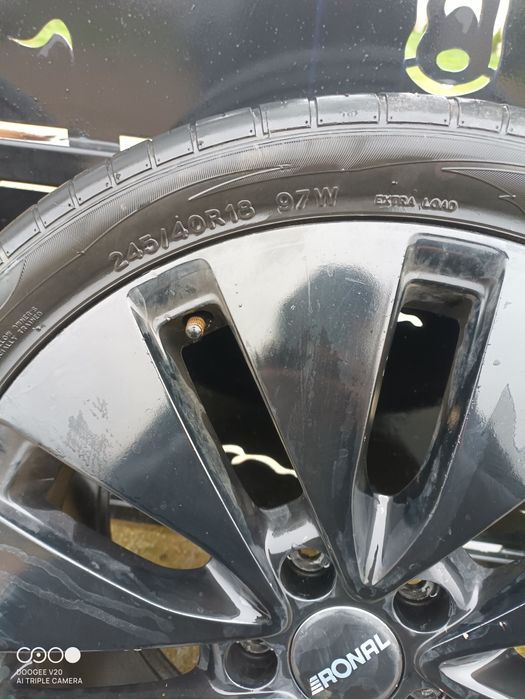 Jante 5×112 R18 cu cauciucuri ramflet