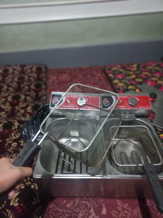 Ikki idishli elektr fritoz