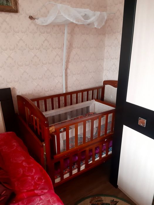 Детская кровать с люлькой