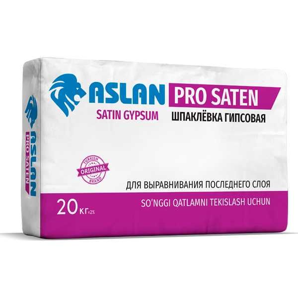 "ASLAN" Shpaklyovka,Kley,Gruntovka,Sement,Suvoq,Rotband,Saten Gips