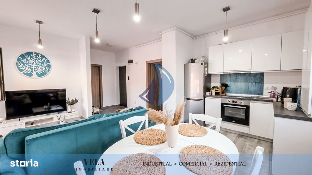 Ap. 2 cam Aleea Carpati + PARCARE subterana, BLOC NOU, mobilat/utilat