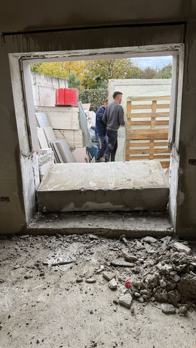 Taieri si decupari beton, demolari