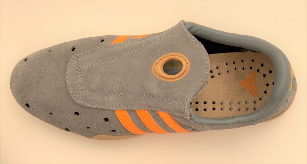 Pantofi de tip "slip on", Adidas, marime 38, piele intoarsa, noi.